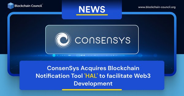 ConsenSys Acquires Blockchain Notification Tool 'HAL' to facilitate Web3 Development