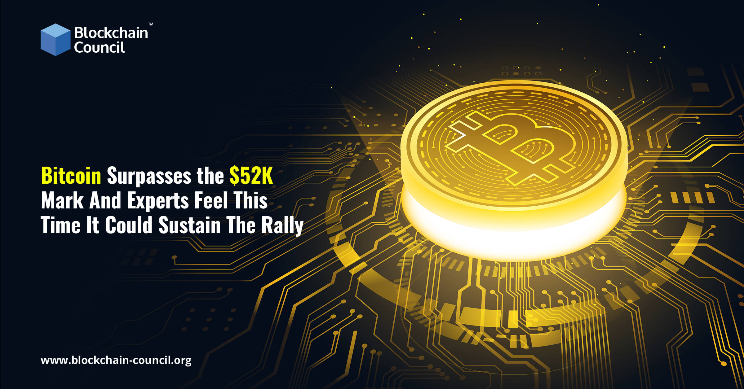 Bitcoin Surpasses the $52K Mark And Experts Feel This Time It Could Sustain The Rally