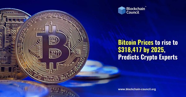 Bitcoin Prices to rise to $318,417 by 2025, Predicts Crypto Experts (1)
