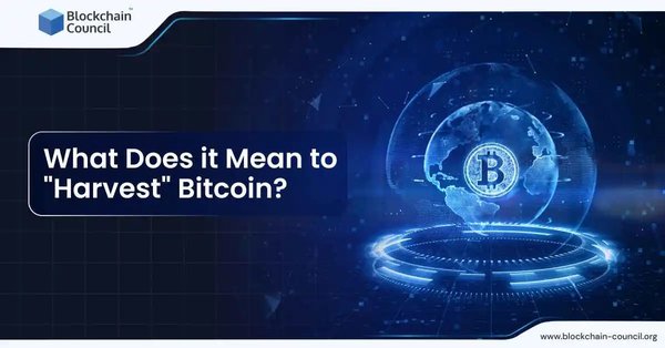 What Does it Mean to "Harvest" Bitcoin?