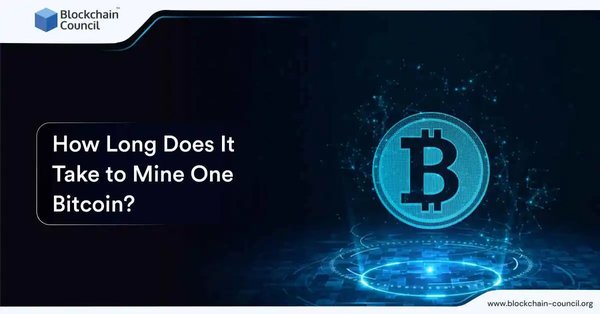 How Long Does It Take to Mine One Bitcoin?